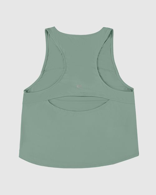 Regata Nadador Feminina Decote Halter Neck Em Malha Dry - ENFIM