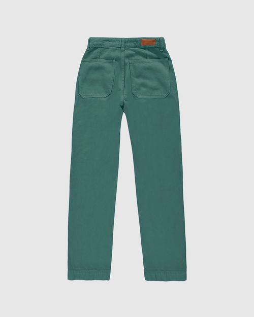 Calça Feminina Reta 90's Nervura Frontal Em Sarja 100% Algodão - ENFIM