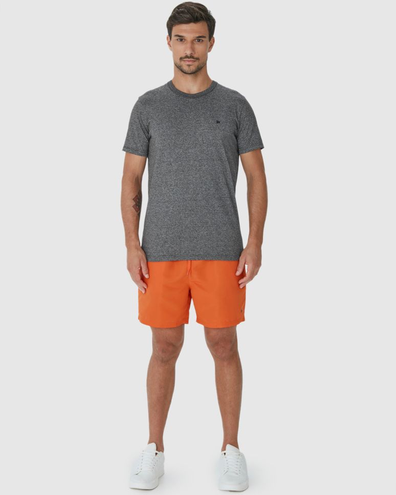 Shorts Masculino Cós Com Cadarço Funcional Em Tafetá