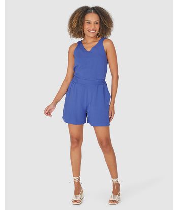 Shorts Reto Feminino Bolso Faca Em Viscolinho Texturizado