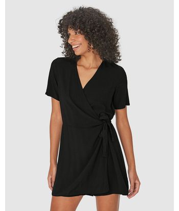 Macaquinho Feminino Transpassado Com Faixa Lateral Em Viscose