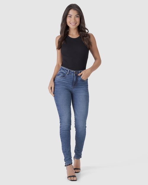 Calça Skinny Feminina 1 Copo D'Água Em Flex Jeans