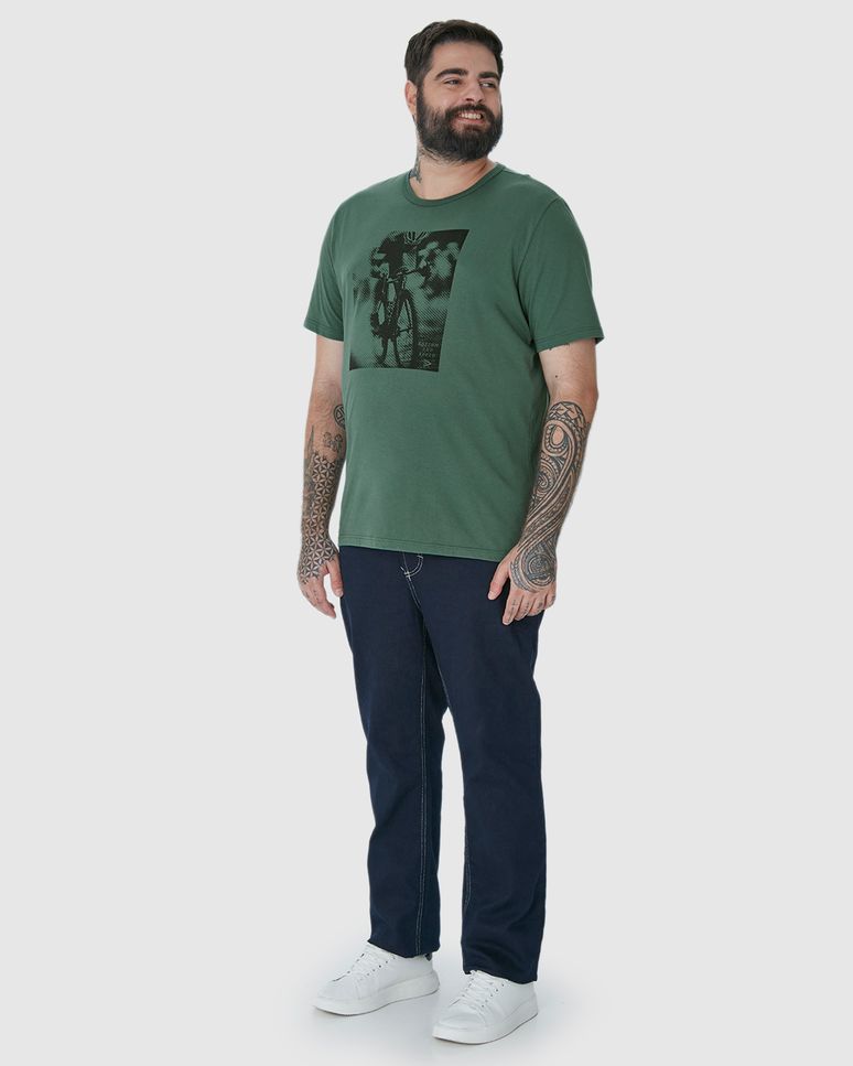 Camiseta Masculina Plus Size Regular Rhythm And Speed Em Algodão