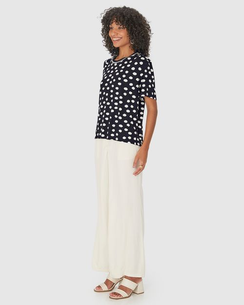 Blusa Feminina Decote Retilínea Em Malha Viscolinho Stretch