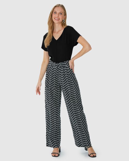 Blusa Box Feminina Com Recorte Frontal Em Viscose Sarjada