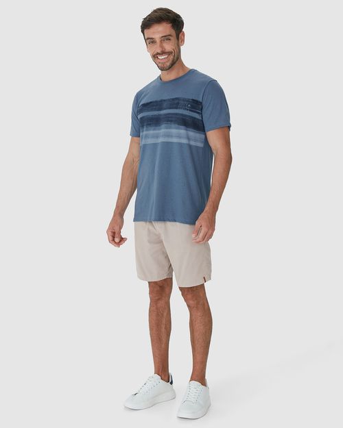 Camiseta Masculina Regular South Coast Em Malha Botonê