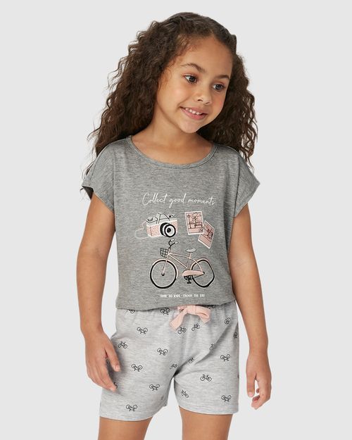 Pijama Infantil Menina Collect Good Moments Em Algodão Malwee Kids