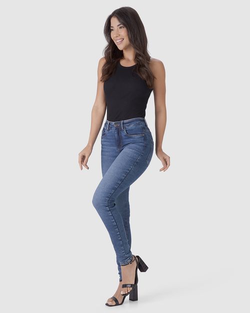 Calça Skinny Feminina 1 Copo D'Água Em Flex Jeans