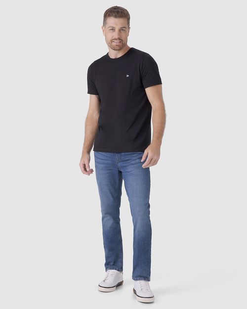 Calça Masculina Slim Cintura Média 1 Copo D'Água Em Flex Jeans