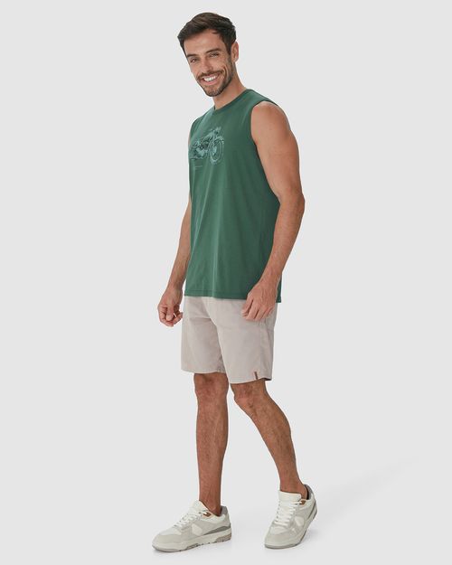 Regata Masculina Alça Larga A Classic Never Goes Out Of Style Em Algodão