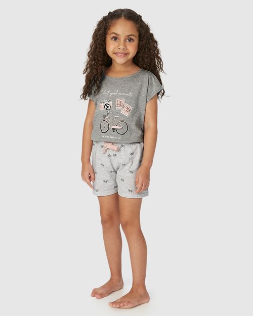 Pijama Infantil Menina Collect Good Moments Em Algodão Malwee Kids