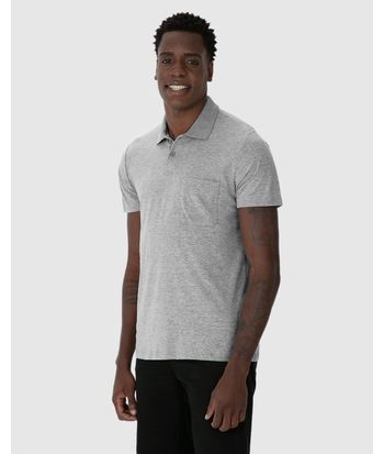Camisa Polo Básica Masculina Gola Esporte Em Algodão