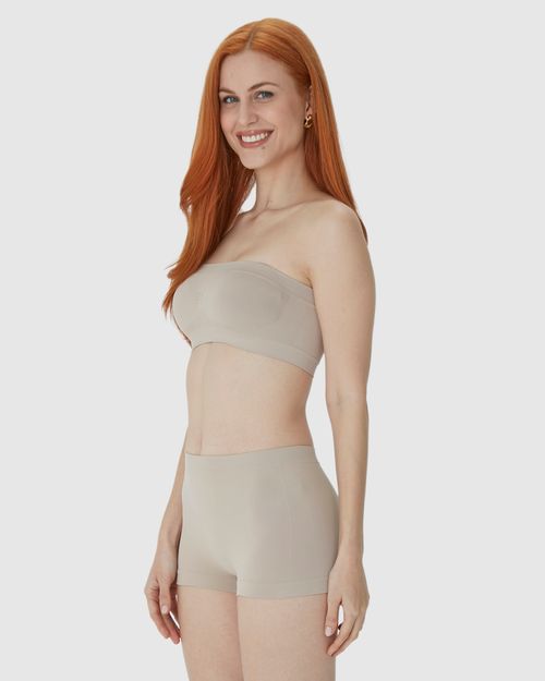 Top Faixa Feminino Sem Costura Em Poliamida