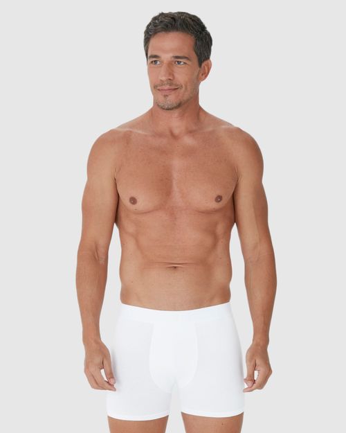 Kit Cueca Boxer Em Algodão Com Elastano