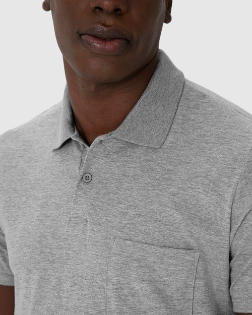 Camisa Polo Básica Masculina Gola Esporte Em Algodão