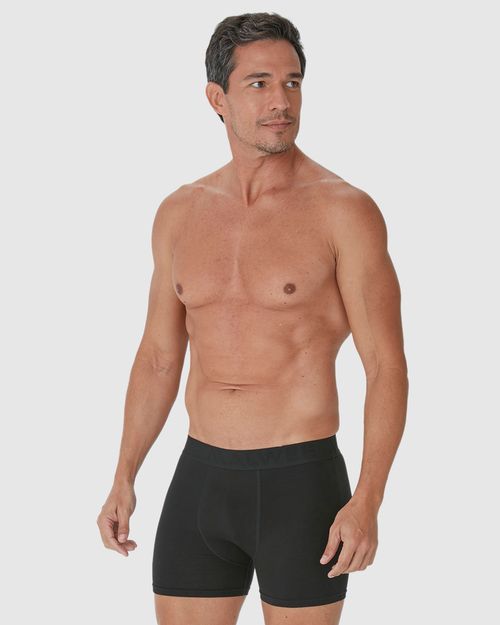 Kit Cueca Boxer Em Algodão Com Elastano