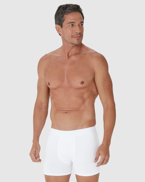 Kit Cueca Boxer Em Algodão Com Elastano
