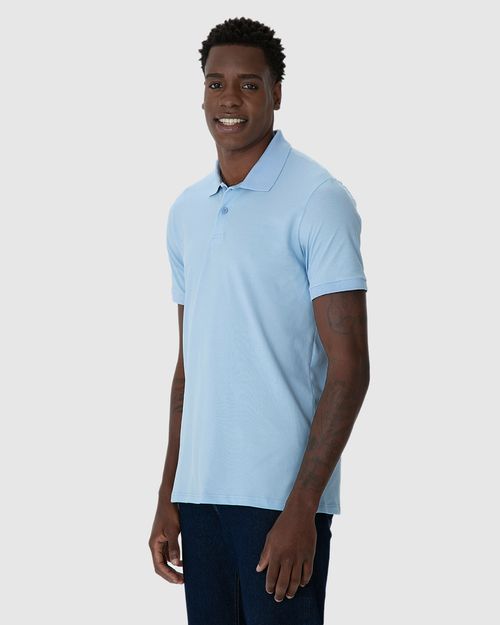 Camisa Polo Básica Masculina Gola Esporte Em Algodão