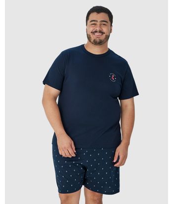 Pijama Masculino The Ocean Is Calling Em Algodão
