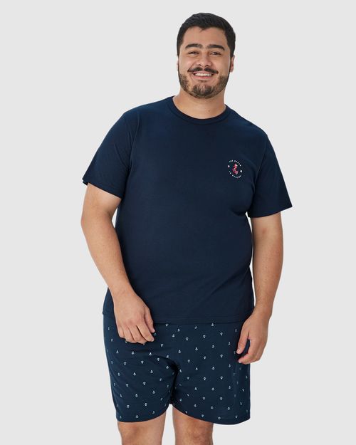 Pijama Masculino The Ocean Is Calling Em Algodão