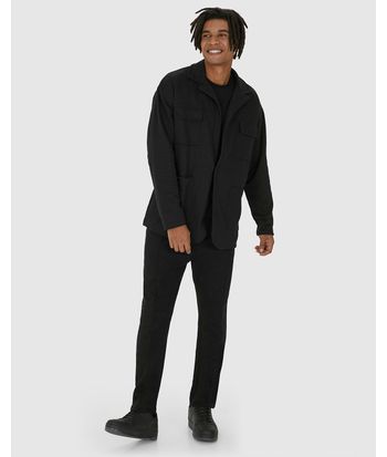 Blazer Masculino Lapela Frontal Moletom - Abrace O Futuro