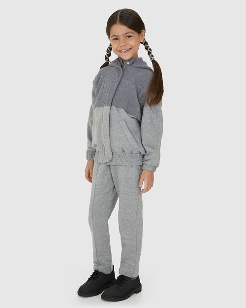 Jaqueta Infantil Bomber Com Manga Removível Moletom - Abrace O Futuro Malwee Kids