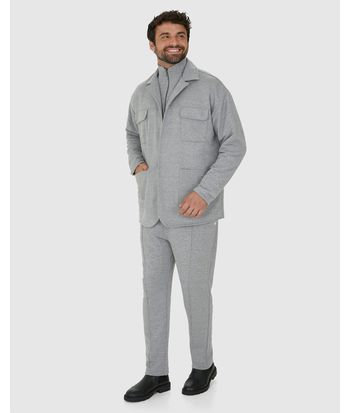 Blazer Masculino Lapela Frontal Moletom - Abrace O Futuro