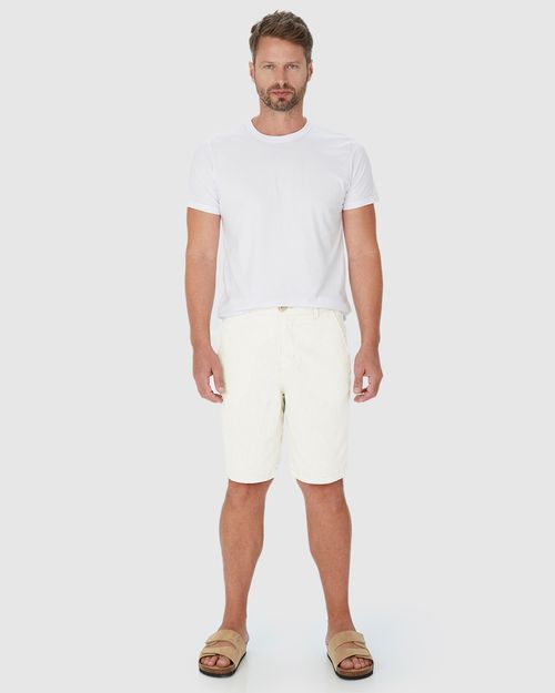 Bermuda Chino Masculina Em Sarja Linho