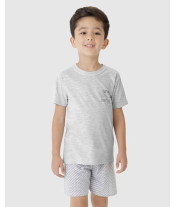 Pijama Infantil Menino União Abraço Energia Em Algodão Malwee Kids