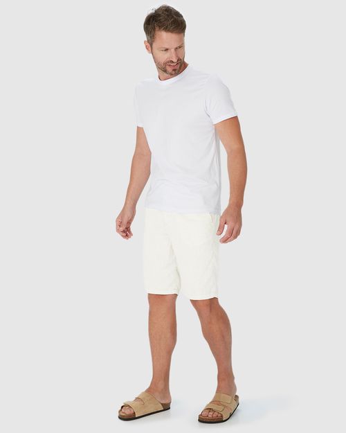 Bermuda Chino Masculina Em Sarja Linho