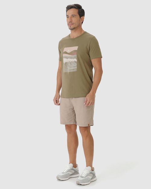 Camiseta Masculina Manga Curta Motor Cycle Em Algodão