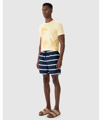 Shorts Masculino Dupla Face Estampado Em Tafetá