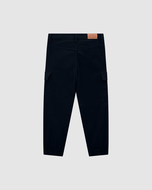 Calça Menino Jogger Cargo Em Sarja - Carinhoso