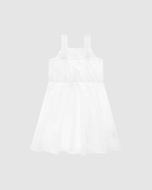 Vestido Menina Detalhe Transpassado Em Algodão Stretch - Carinhoso