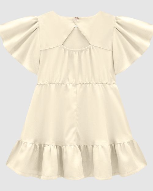 Vestido Menina Bordado Lantejoulas Em Viscose Lurex - Carinhoso
