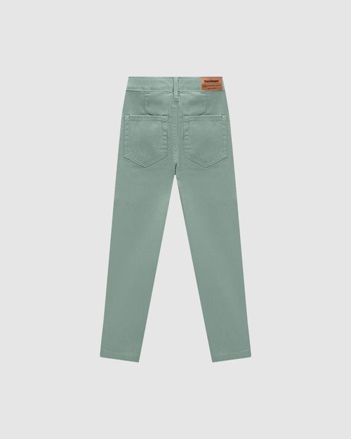 Calça Menino Chino Cintura Média Em Sarja Com Elastano - Carinhoso