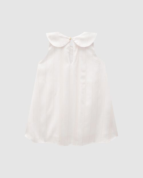 Vestido Menina Gola Diferenciada Em Viscose Lurex - Carinhoso