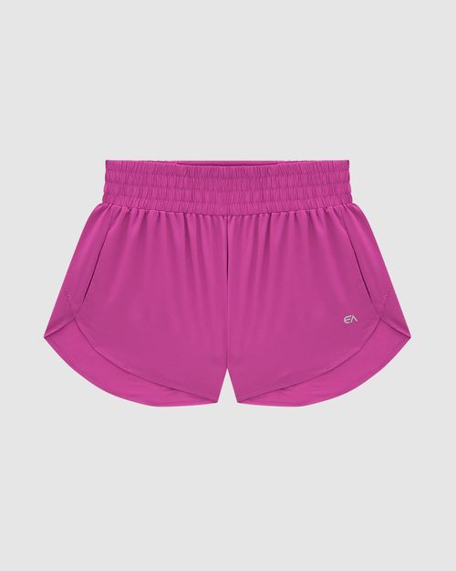 Shorts Runner Feminino Bolso Embutido Em Tafetá Com Elastano - ENFIM