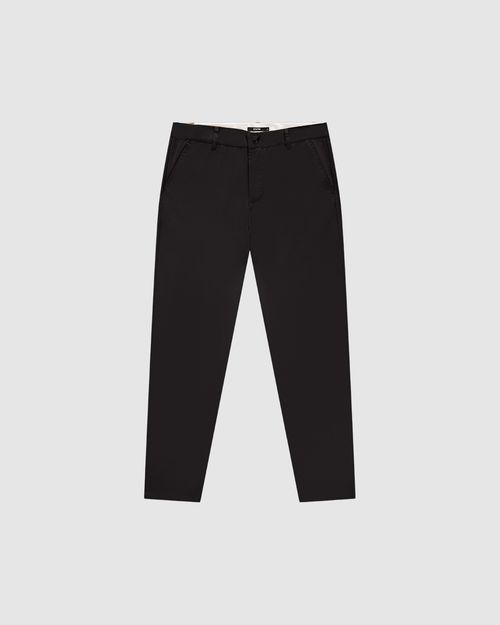 Calça Reta Masculina Bolso Embutido Em Algodão Com Elastano - ENFIM