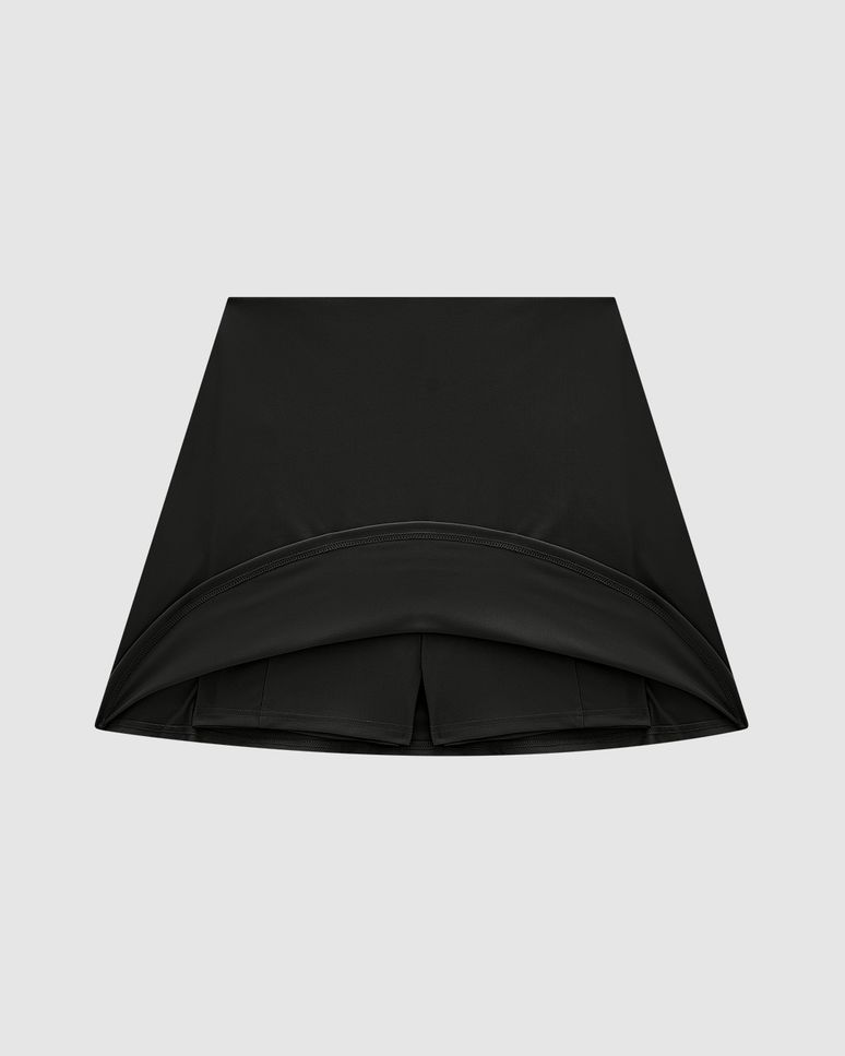 Shorts Saia Feminino Evasê Em Malha Poliamida Stretch - ENFIM