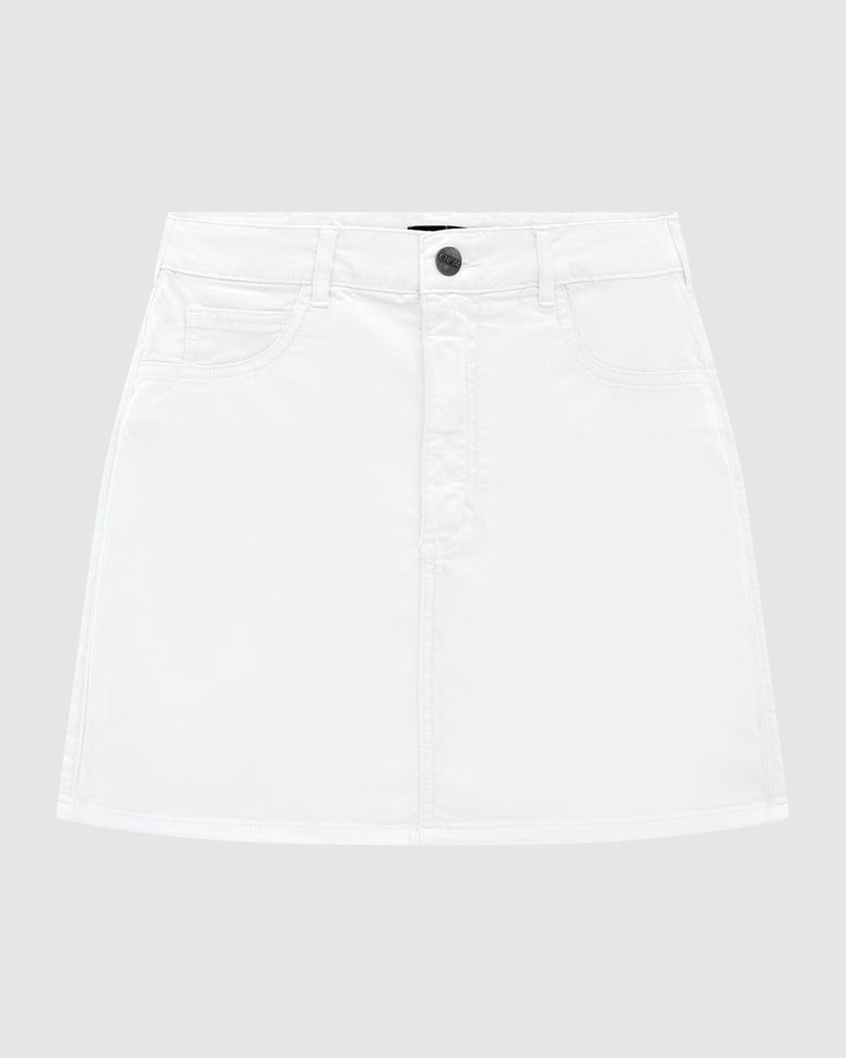 Saia Evasê Feminina Bolso Funcional Em Sarja Com Elastano - ENFIM