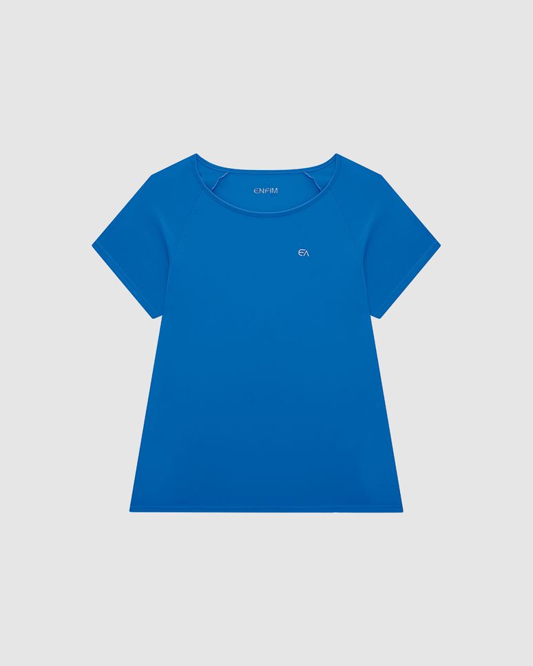 Blusa Básica Feminina Decote Redondo Em Malha Dry - ENFIM