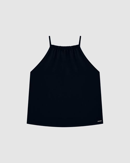 Regata Feminina Estampada Alça Com Túnel Em Viscolinho - ENFIM