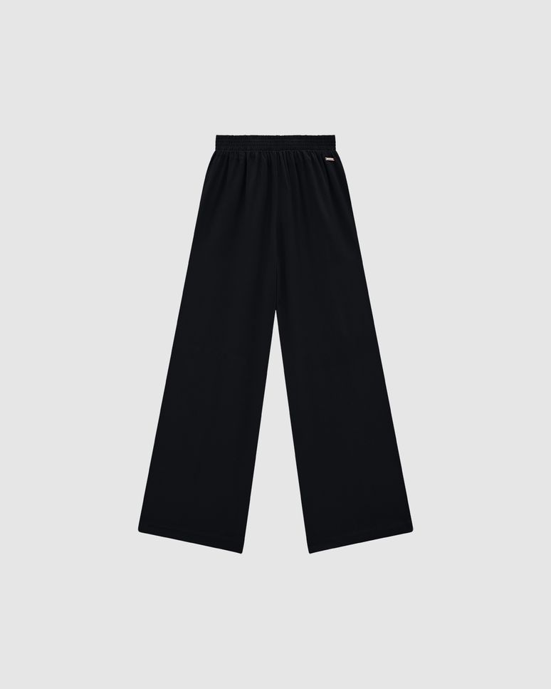 Calça Palazzo Feminina Cintura Alta Em Viscolinho - ENFIM