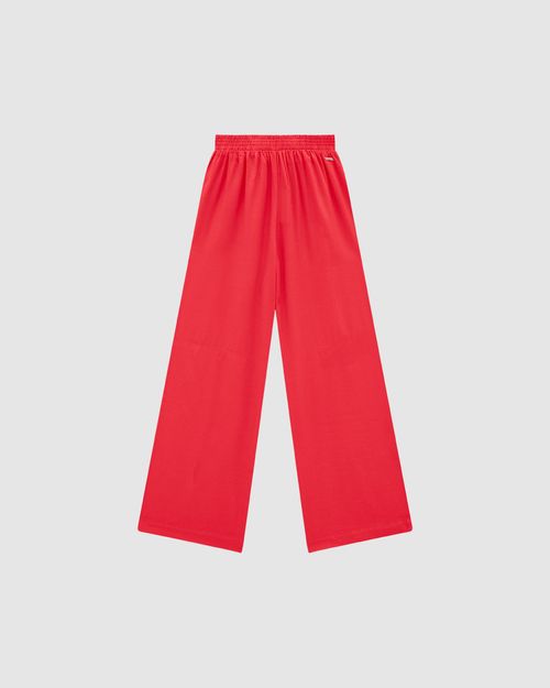 Calça Palazzo Feminina Cintura Alta Em Viscolinho - ENFIM