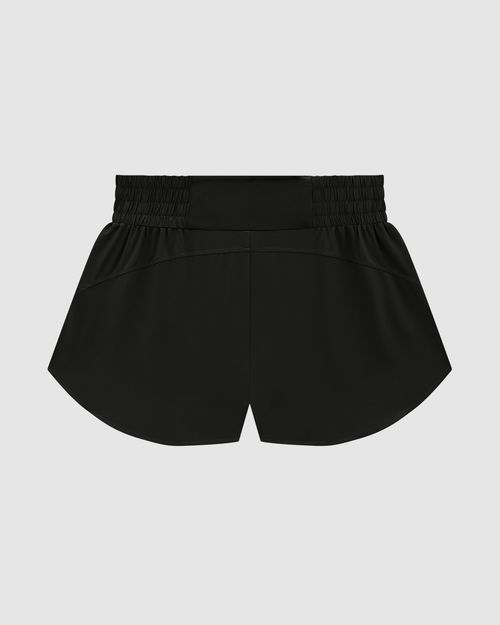 Shorts Runner Feminino Bolso Embutido Em Tafetá Com Elastano - ENFIM