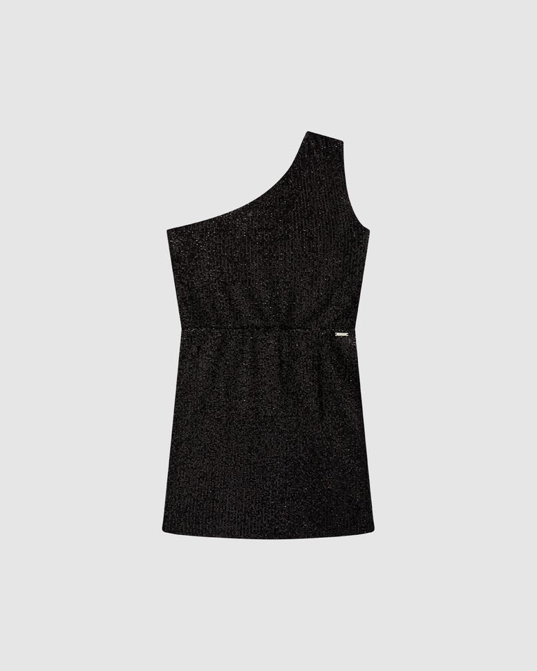 Vestido Feminino Decote Ombro Só Em Paetê - ENFIM