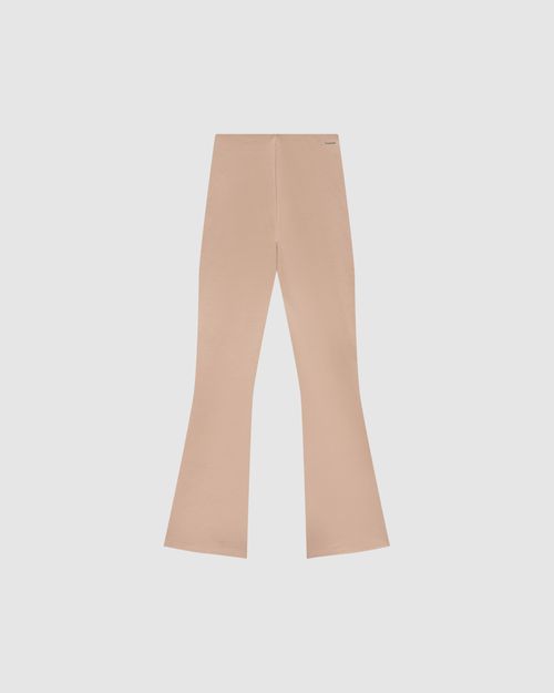 Calça Feminina Bootcut Em Malha Interlock - ENFIM