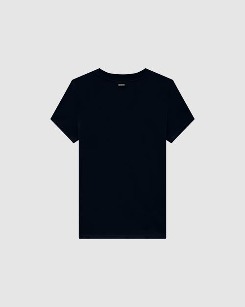 T-Shirt Feminina Com Aplique Pedraria Em Algodão - ENFIM