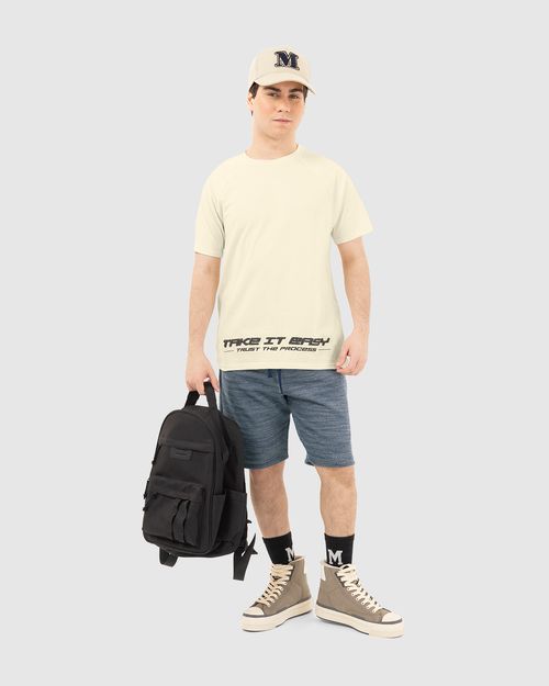 Camiseta Menino Take It Easy Em Algodão Malwee Kids